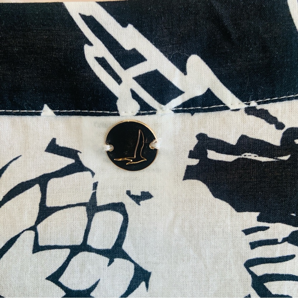 ArTeSÄNDs Amadeus Cantata Forte Black White Print Cotton Dress Size 12-14 NWT - Picture 13 of 15